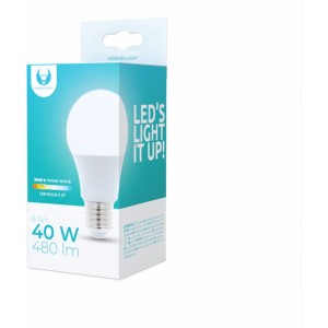 Telforceone LED Bulb E27 A60 6W 230V 3000K 480lm Forever Light