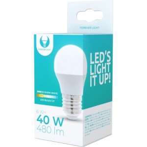 Telforceone LED bulb E27 G45 6W 3000K 480lm Forever Light