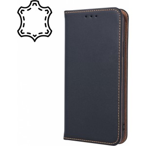 None Genuine Leather Smart Pro for Xiaomi 13 Lite 5G black