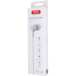 None XO wired earphones S6 jack 3,5mm white