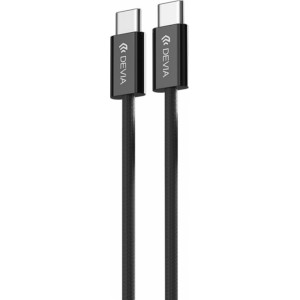 None Devia cable Smart EC325 PD USB-C - USB-C 1,0 m 60W 3A black