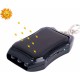 4Kom.pl Solar Power Bank Power Bank with Flashlight 1200mAh Backpack Keychain Black