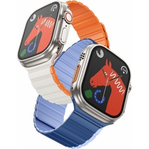 Hoco strap for Apple Watch 38 / 40 / 41 mm AS102 starlight with orange