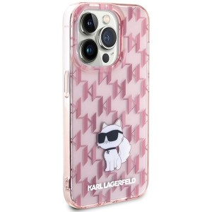 Karl Lagerfeld case for IPHONE 15 Pro Max KLHCP15XHNCMKLP (Monogram) pink