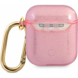 Guess case for APPLE AirPods 1/2 GUA2UCG4GP (Glitter Collection) pink