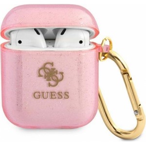 Guess case for APPLE AirPods 1/2 GUA2UCG4GP (Glitter Collection) pink