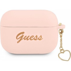 Guess case for APPLE AirPods Pro GUAPLSCHSP (Silicone Charm Heart Collection) pink