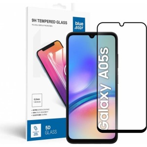 Blue Star Tempered Glass Blue Star - SAMSUNG A05s Full Face (full glue with frame/small size) - black Tempered Glass Blue Star