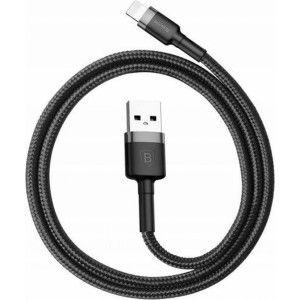 Baseus cable USB A to Lightning 2,4A Cafule CAMKLF-BG1 0,5 m black gray