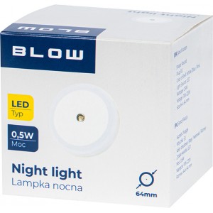 PRL Lampka nocna LED z czujnikiem zmierzchu