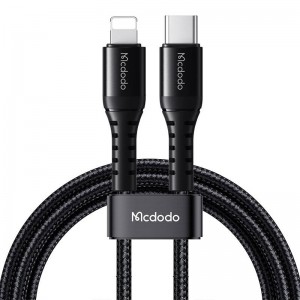 Mcdodo Cable USB-C to lightning Mcdodo CA-5630, 36W, 0.2m (black)