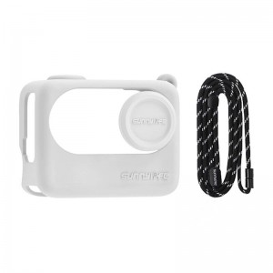 Sunnylife Lanyard + Silicone Case Sunnylife for Insta360 GO 3S (white)