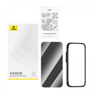 Baseus privacy glass for iPhone 15 Pro pack of 1 pcs.