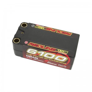 Gens Ace Redline Series 6100mAh 7.4V 130C 2S2P HardCase 71# LiPo Battery