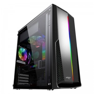 Darkflash Aigo RAINBOW 6 computer case (black)