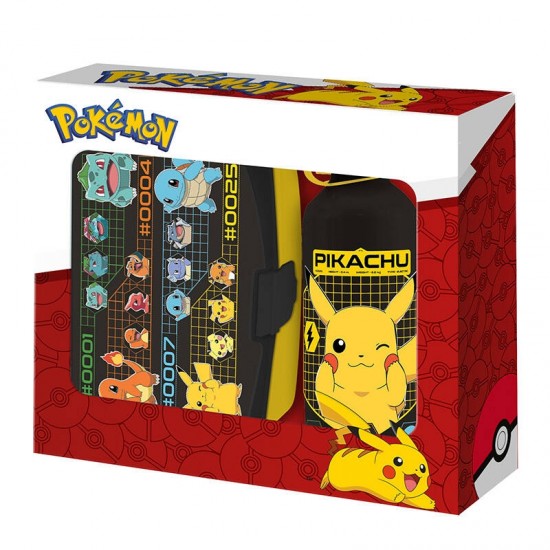 Kids Licensing Lunch Box and Water Bottle Pokemon KiDS Licensing