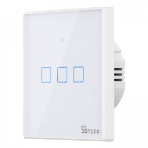 Marka Niezdefiniowana Smart Switch WiFi + RF 433 Sonoff T2 EU TX (3-channel) updated