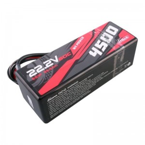 Gens Ace G-Tech 4500mAh 6S1P 22.2V 60C HardCase RC car Lipo Battery 14#