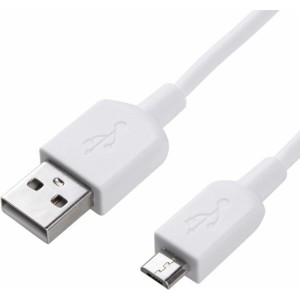 DCO Izturīgs TPE Universāls Micro USB uz USB Datu & Ātrās Uzlādes 2.4A kabelis 1m Balts