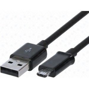 Samsung ECB-DU4EBE Universāls Micro USB 2.0 Datu un Uzlādes Kabelis 1.5m Melns (OEM)