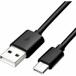 Samsung EP-DG950CBE Galaxy S8 S8+ USB 2.0 uz Type-C 3.1 Qualcom Datu un uzlādes Kabelis 1.2m Melns (OEM)