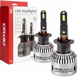 Amio LED Headlights K3 Series H1 12V 6000K canbus AMIO-03680