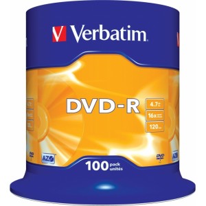 Verbatim DVD-R Ierakstāmie Diski 100gab