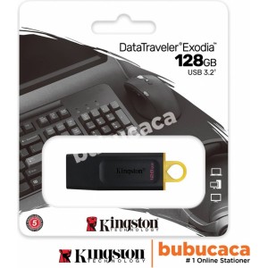 Kingston DataTraveler Exodia 128GB USB 3.2 Zibatmiņa