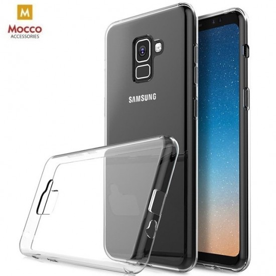 Mocco Ultra Back Case 0.3 mm Aizmugurējais Silikona Apvalks Priekš Samsung A600 Galaxy A6 (2018) Caurspīdīgs