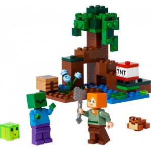 Lego 21240 Minecraft Swamp Adventure Konstruktors