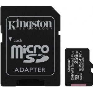 Kingston Canvas Select Plus Atmiņas Karte 256GB