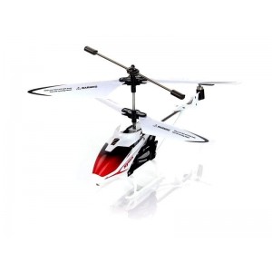 Syma S5 Helikopters žiroskopu stabilizatoru / LED / Balts