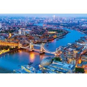 Castorland Skats no gaisa uz Londonu Puzzle 1000gab