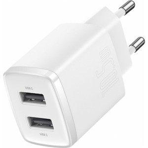 Baseus Kompaktais Lādētājs 2 x USB / 10,5w