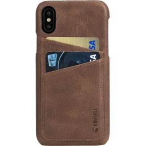 Krusell Sunne 2 Card Cover Apple iPhone X vintage cognac (61104)