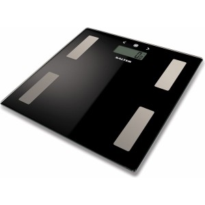 Salter 9150 BK3R Black Glass Analyser Bathroom Scales