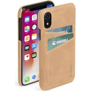 Krusell Sunne 2 Card Cover Apple iPhone XR vintage nude