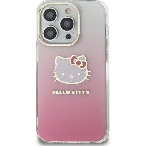 Hello Kitty IML Gradient Electrop Kitty Head case for Samsung Galaxy A55 - pink