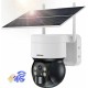 Choetech ASC006-4G solar camera intelligent PTZ 4G LTE with 5W solar panel - white