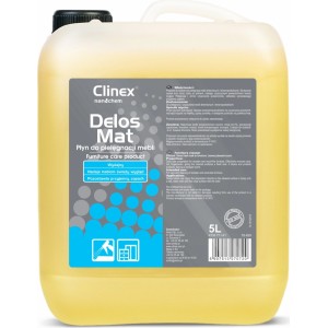 Clinex Wooden furniture care liquid removes dust and dirt CLINEX Delos Mat 5L