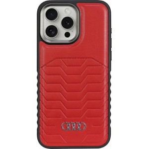 Audi Synthetic Leather case with MagSafe for iPhone 14 Pro - red