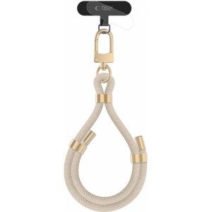 Tech-Protect C4S ROPE WRIST STRAP BEIGE/GOLD