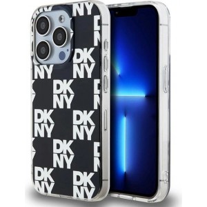 Dkny IML Checkered Mono Pattern case for iPhone 15 Pro - black