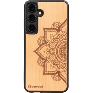 Bewood Mandala Apple Tree wooden case for Samsung Galaxy S24+ - light brown