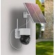 Choetech ASC006-4G solar camera intelligent PTZ 4G LTE with 5W solar panel - white