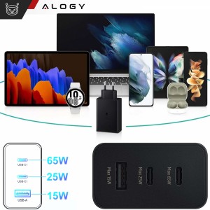 Alogy Fast 30W USB-C wall charger USB type C GaN PD for iPhone Alogy cube White