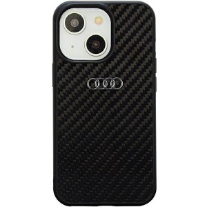 None Audi case for iPhone 14 6,1" AU-TPUPCIP14-R8/D2-BK black hard case Carbon Fiber