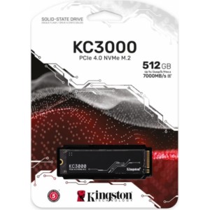 Kingston SSD disc M.2 Gen4 PCIe NVMe KC3000 512GB