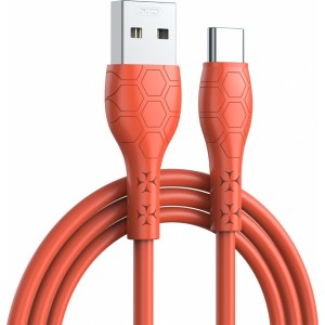 XO cable NB240 USB - USB-C 1,0m 2,4A orange