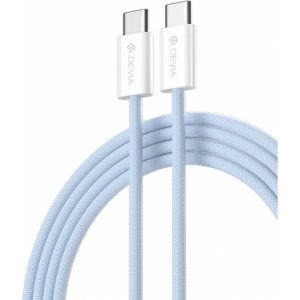 None Devia cable Smart EC325 PD USB-C - USB-C 1,0 m 60W 3A blue